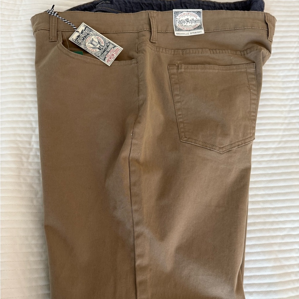 Mens Flag & Anthem STRETCH 5-POCKET PANT - NASHVILLE STRAIGHT Size 42x30